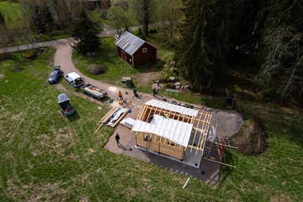 karhunpesa sauna katto 76